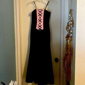 Jessica McClintock y2k witchy corset gown